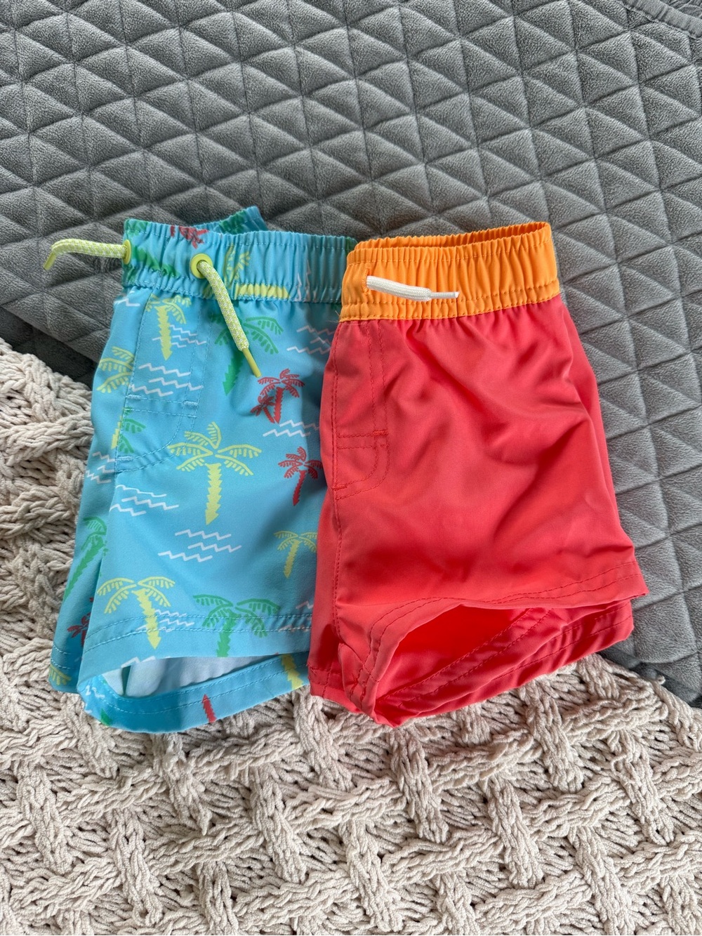 wonder nation baby swim shorts (set of 2)